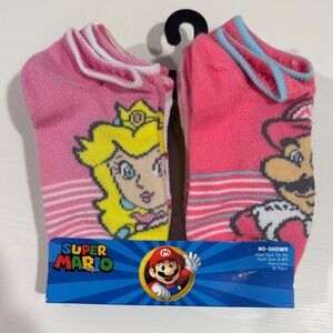 Nintendo Super Mario Kids No-Show Socks